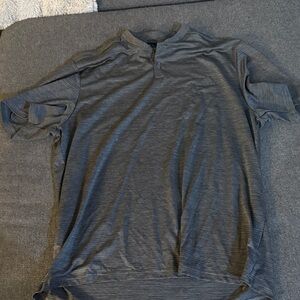 adidas Men's Casual Gray Button Down Shirt